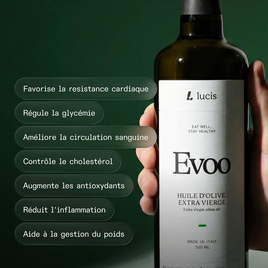 Bouteille d'huile d'olive EVOO100