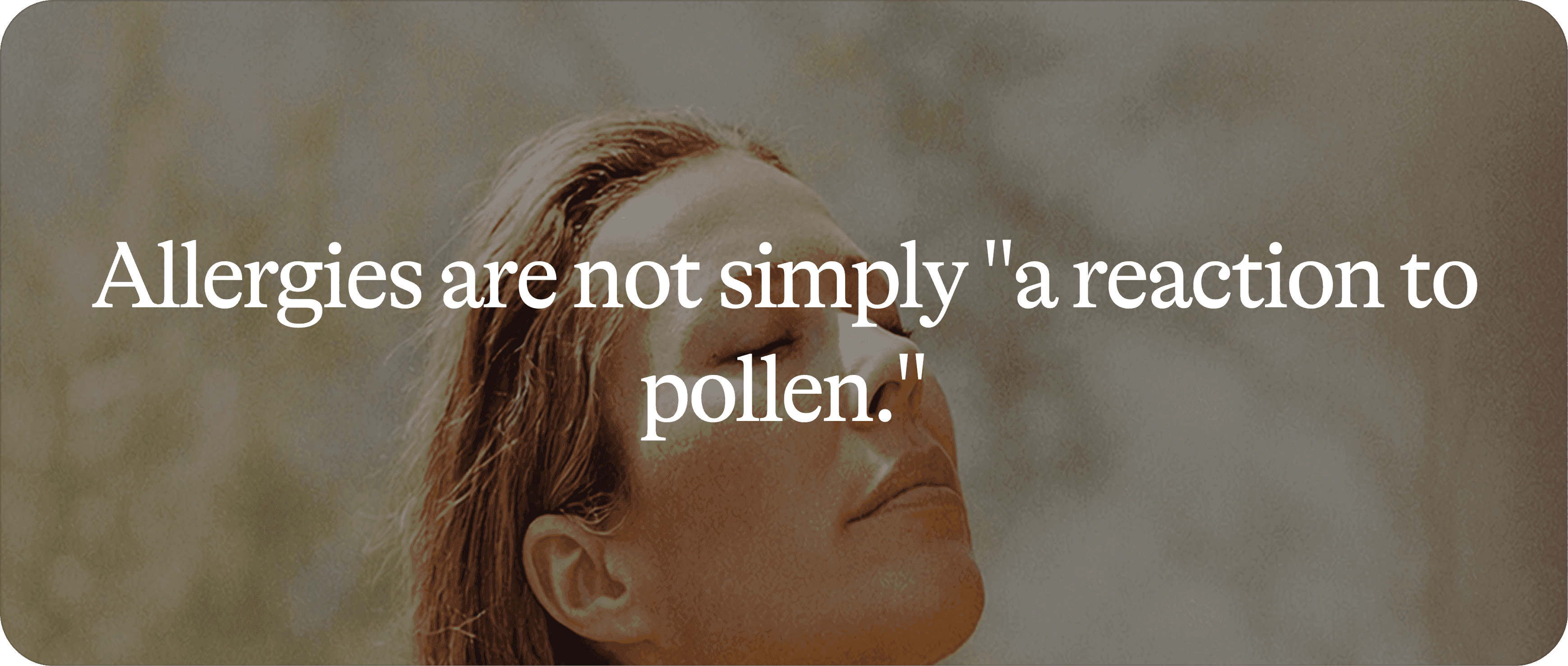 Allergies 1/2: what's really happening in the body