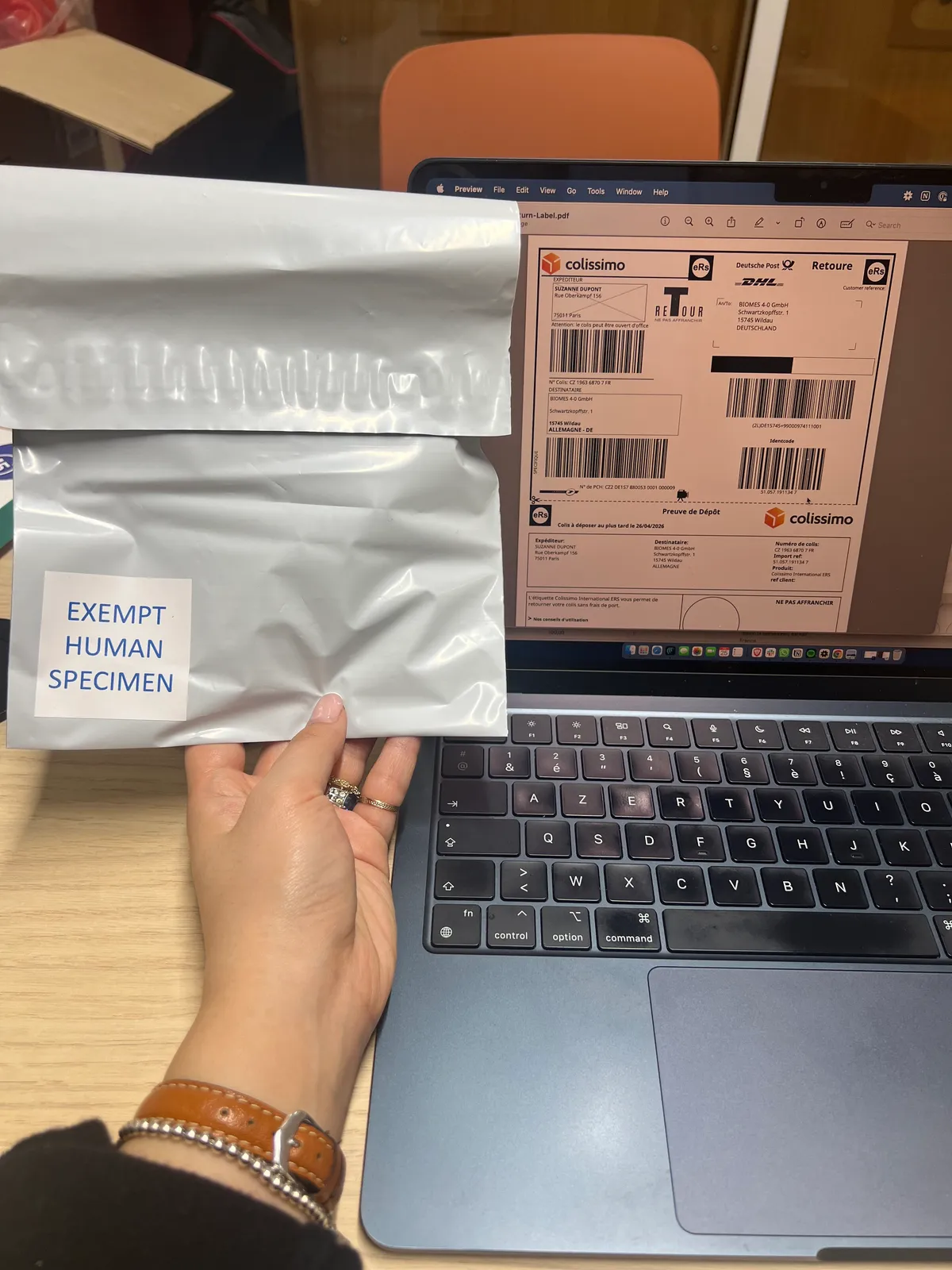 Package ready to send